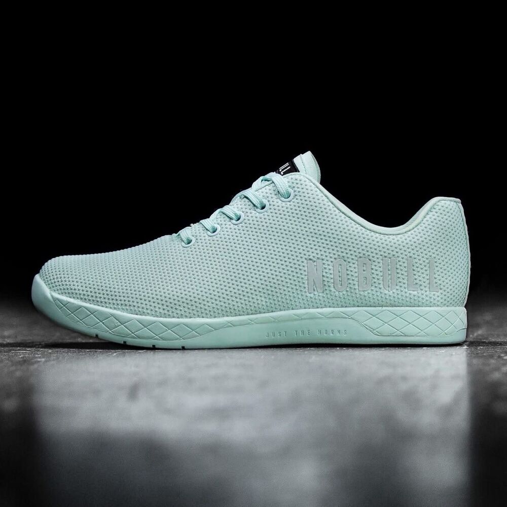 No Bull Blue Glass Trainer Superfabric Aqua Lifting Shoes Size Women's 11 EUC!!